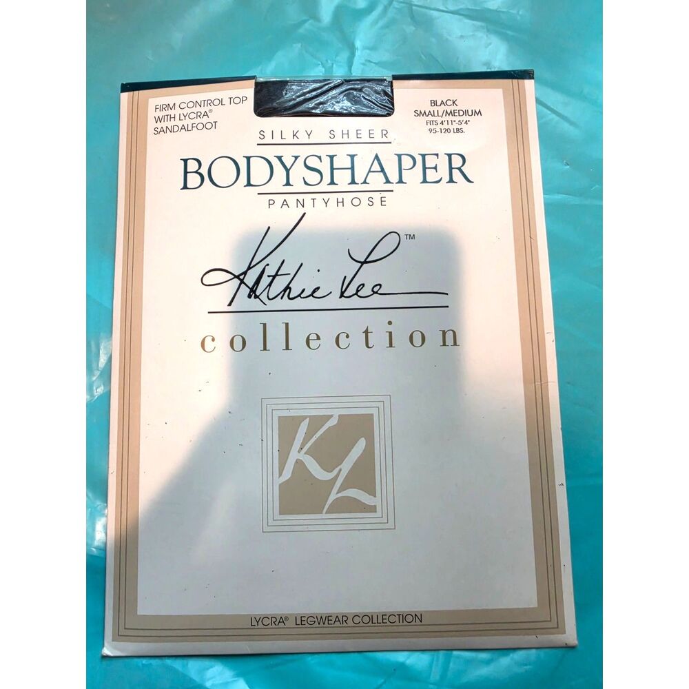 Kathie Lee Collection Bodyshaper Pantyhose Black, Small/Medium